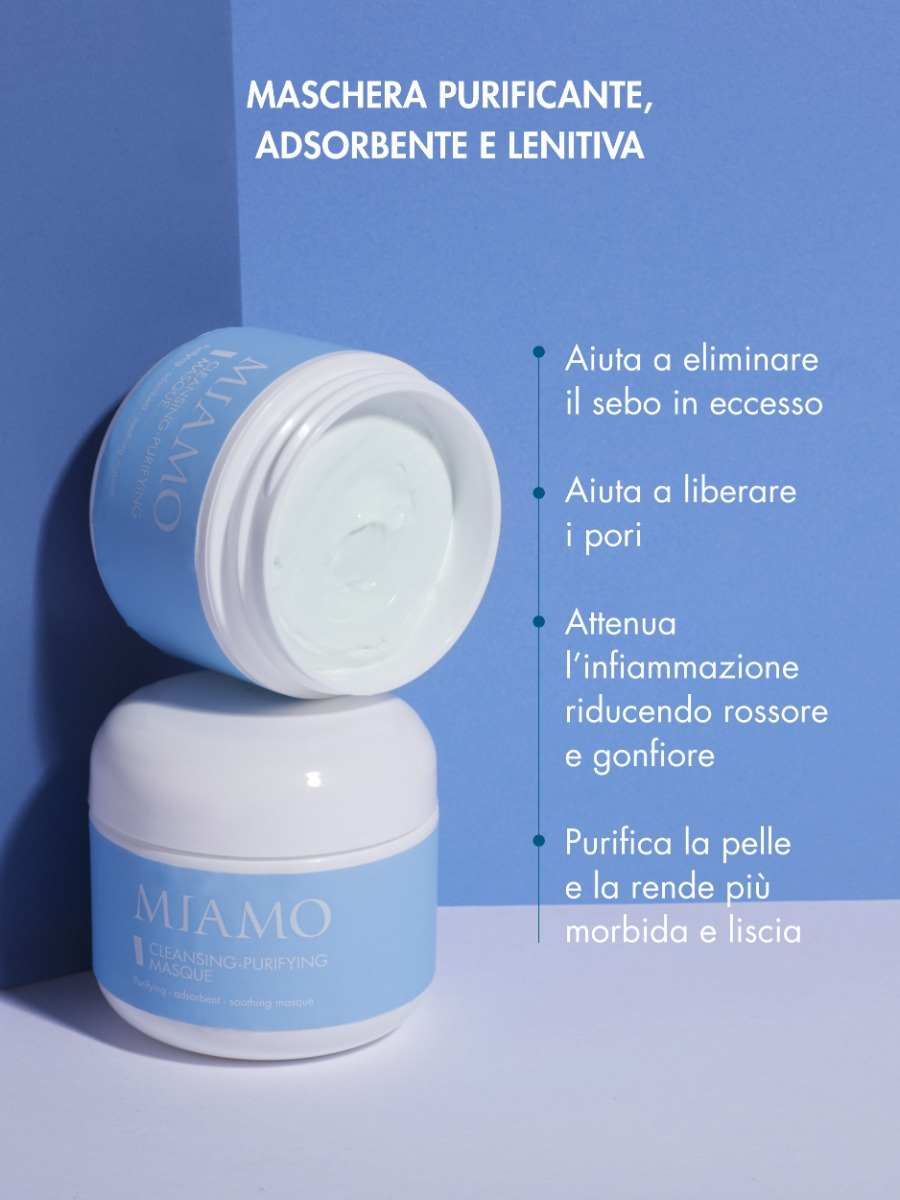 Maschera purificante - adsorbente - lenitiva - CLEANSING PURIFYING