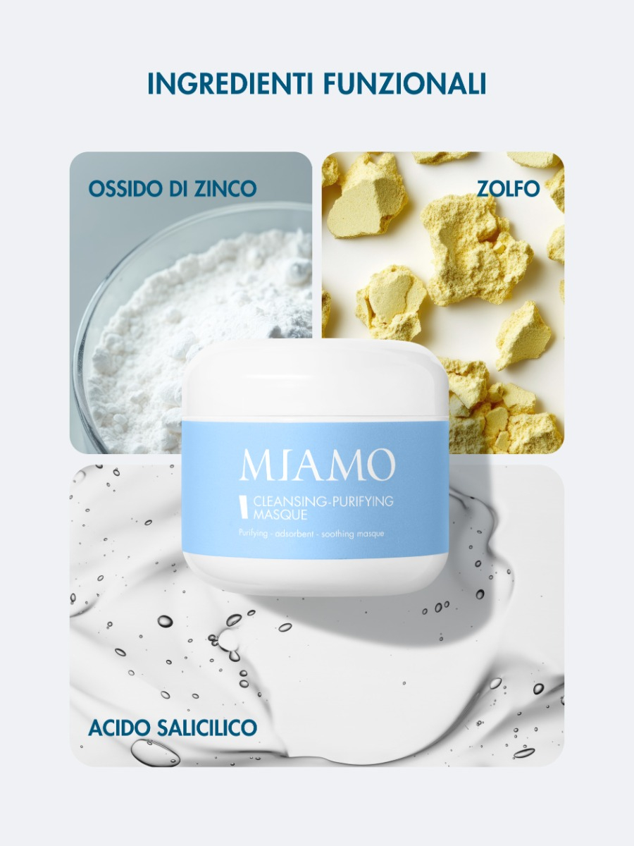 Maschera purificante - adsorbente - lenitiva - CLEANSING PURIFYING